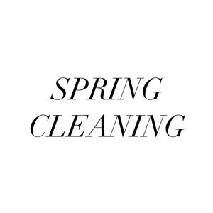 SPRING CLEAN OUT >> it’s time for my Spring purge!